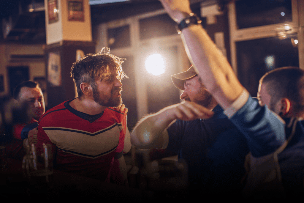 Bar fight assault North Carolina