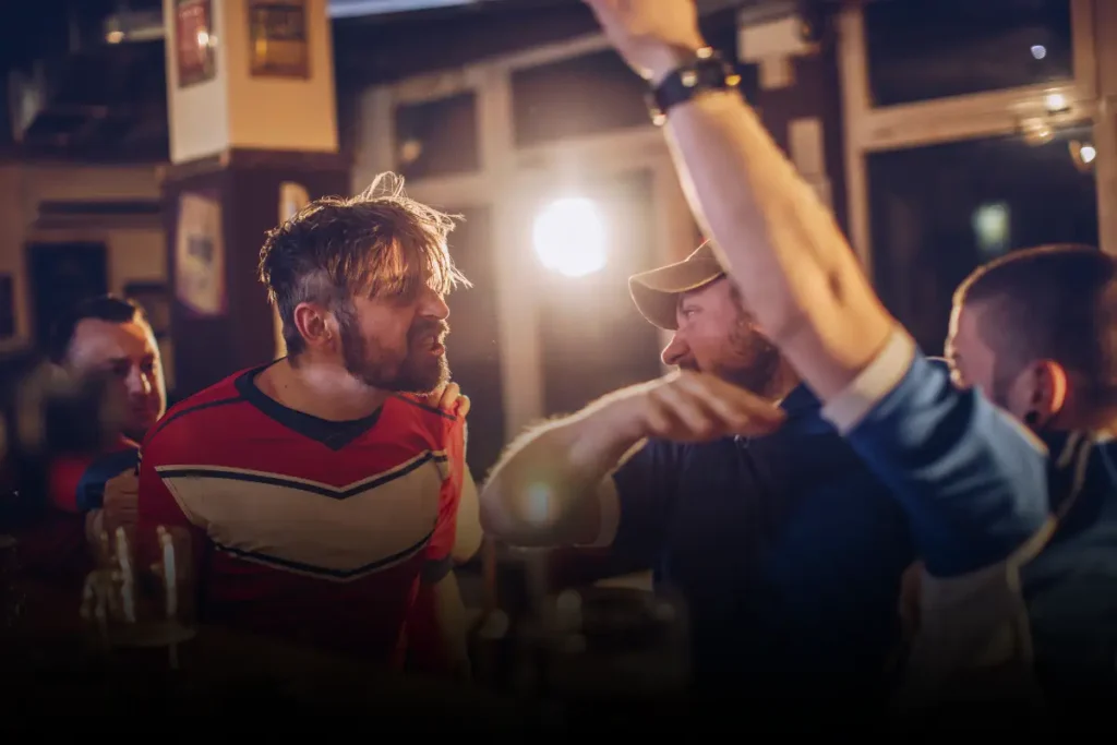 Bar fight assault North Carolina